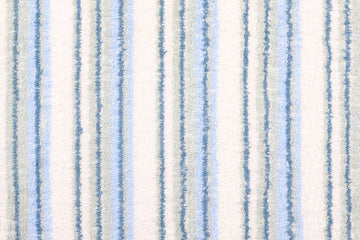 Frottee, Baumwolle, mit Streifen, blau, weiß, 0,5 m